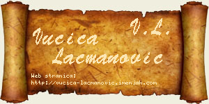Vučica Lacmanović vizit kartica